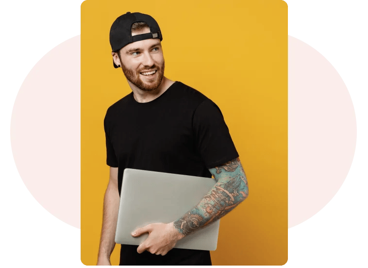 Man-holding-laptop-behavioral-health